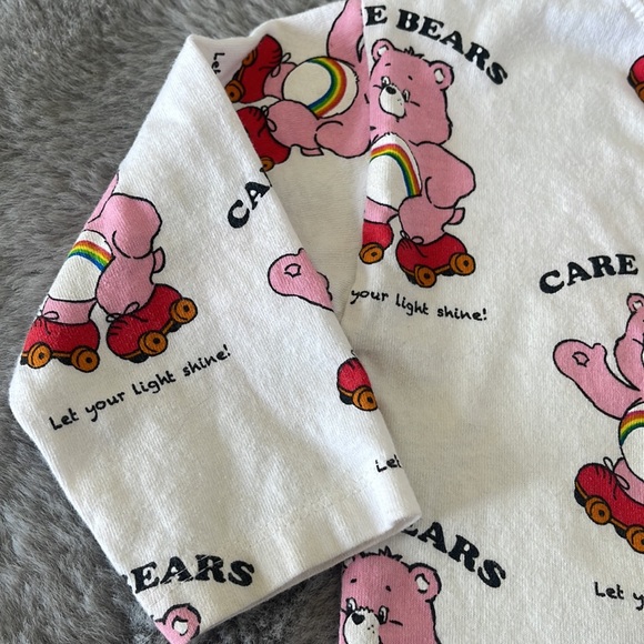 Zara Care Bears Shirt Sz 9-12M Roller Skating - Picture 3 of 5